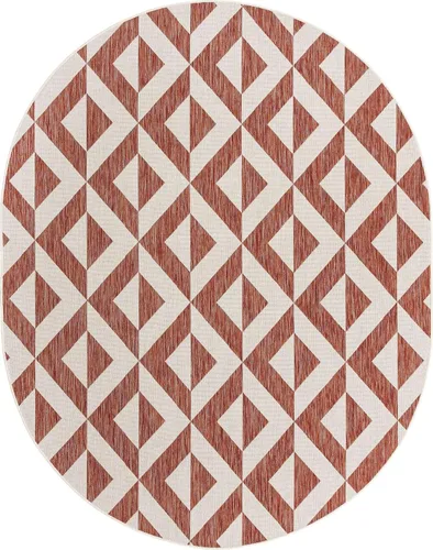 Miniatura 55 de Unique Loom Jill Zarin Outdoor Collection - Alfombra rectangular (2 pies 2 pulgadas x 3 pies 1 pulgadas, rectangular, beige y marrón)