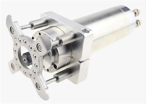 Miniatura 4 de Máquina de grabado Abrazadera automática de placa CNC Abrazadera de placa para motor de husillo grabador (2.559 in)