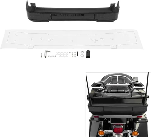 Miniatura 2 de TCMT Luz de freno trasera LED ahumada y marcador lateral para Harley Touring 2009-2013 Road King Road Street Glide equipado con paquete clásico
