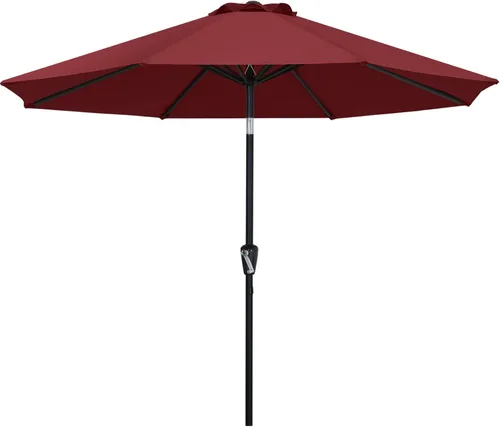 Miniatura 52 de ABCCANOPY Sombrilla de patio al aire libre de 7.5 pies, sombrilla de mesa con protección UV con manivela para una fácil instalación, adecuada