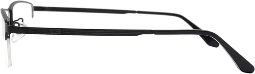 Miniatura 9 de Gafas de bloqueo de luz azul para computadora, para hombres, gafas de juegos de computadora, medio marco de metal, lente transparente, protección