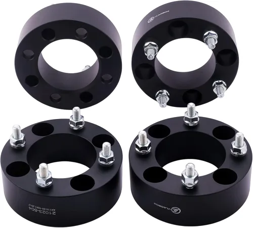 Miniatura 11 de Adaptadores de rueda forjadas en negro 4x110 a 4x137 para ATV de 1 pulgada con pernos 10x1.25 compatibles con Honda Suzuki-Yamaha-Kawasaki de 4 lugs