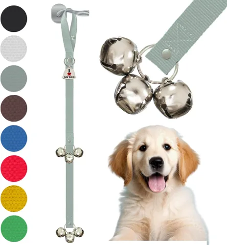 Miniatura 12 de Caldwell's Pet Supply Co. Campanas para orinal para perros, campanas para puerta de perro, campanas para salir al exterior, campana de entrenamiento