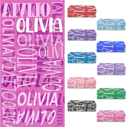 Miniatura 20 de Toallas de playa personalizadas con nombre para niños y adultos, toallas de viaje personalizadas de microfibra para baño y piscina