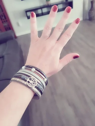 Miniatura 7 de Pulseras inspiradoras de cuero del árbol de la vida para mujeres, cumpleaños, día de la madre, regalos de joyería para adolescentes y niñas