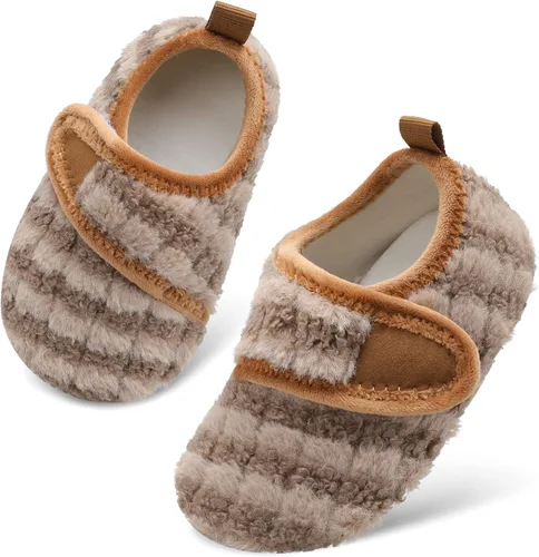 Scurtain Pantuflas Cálidas de Invierno para Casa de Niños Pequeños Pantuflas de Interior para Casa de Bebés Niños Niñas Zapatos Cómodos Ligeros