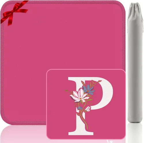 Miniatura 18 de Tapete Mahjong para mesa, neopreno antideslizante con reducción de ruido, 32.4 x 32.4 pulgadas, azul, perfecto para mahjong americano, póker