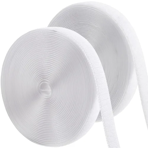 Miniatura 41 de ECOHomes Cinta de gancho y bucle para coser de 3/4 pulgadas de ancho x 33 pies para rollo de tela, tiras cosibles para coser para ropa, ropa, tela