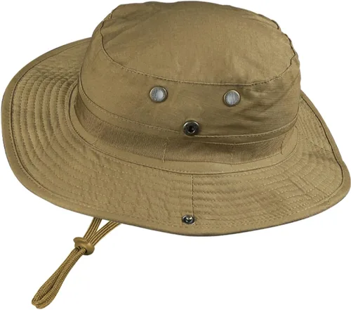 Sombrero de camuflaje Boonie para hombres y mujeres, sombreros tácticos militares de ala ancha, UPF50+ sombreros de sol de la selva para pesca,