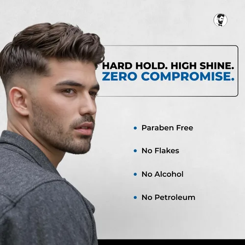 Miniatura 8 de Gentlemen Republic Oceano Gel para el cabello para hombre, 16 onzas, gel de peinado de alto brillo y fuerte sujeción táctil para cabello, fórmula