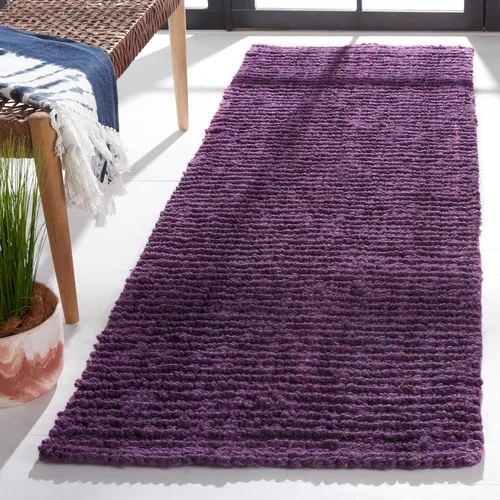 Miniatura 13 de SAFAVIEH Alfombra 9x12 - Colección de fibra natural - Grande - Marrón, Yute hecho a mano, estilo granja, textura gruesa de pelo grueso (NF447D)