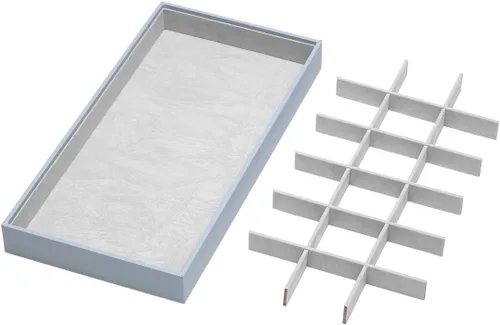 Miniatura 25 de Bandejas mágicas apilables para joyas, organizador de cajones de armario para accesorios, gadgets y cosméticos, caja de almacenamiento