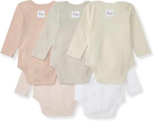 Miniatura 10 de Burt's Bees Baby Body de algodón orgánico – Bebé niño y niña manga corta y larga de una pieza, 5
