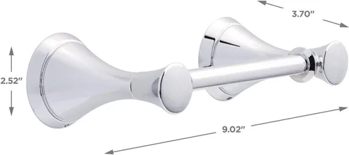Miniatura 12 de Delta Faucet CLL63-PC Carlisle - Kit de accesorios de baño (3 piezas, cromado)