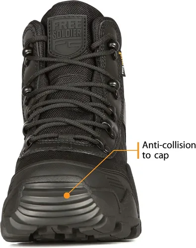 Miniatura 4 de FREE SOLDIER Men's Waterproof Hiking Boots Military Tactical Boots for Men Outdoor Lightweight Work Boots