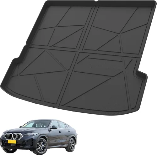 Miniatura 18 de Elsetyler Revestimiento de carga para viaje 2021 – TPO negro para todo tipo de clima, resistente al agua, bandeja de carga trasera, protector
