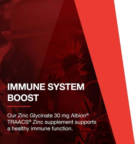 Miniatura 8 de Protocol for Life Balance Glicinato de zinc 30 mg - con Albion Traacs Zinc - Suplemento de glicinato de zinc - Apoyo al sistema inmunológico* - Apto