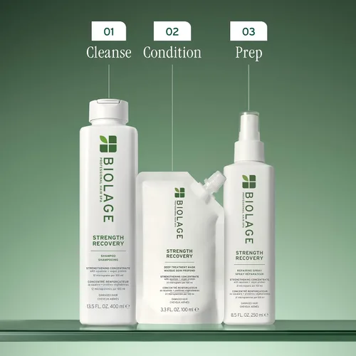 Miniatura 5 de Biolage Tratamiento profundo de recuperación de fuerza: nutre y protege al instante, fortalece las hebras, reduce la rotura, con escualano de oliva