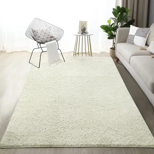 Miniatura 27 de Fashionwu Alfombra grande esponjosa de 5 x 8 pies, alfombra de felpa para sala de estar, guardería, antideslizante, alfombra mullida para decoración