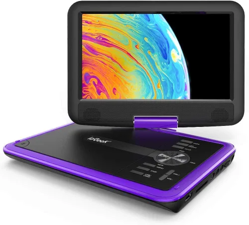Miniatura 11 de ieGeek Reproductor de DVD portátil de 11.5 pulgadas para niños y automóvil, pantalla de protección ocular de 9.5 pulgadas con batería recargable