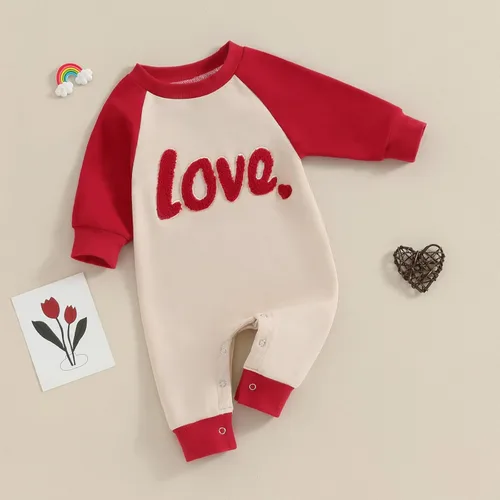 Miniatura 45 de FYBITBO Ropa de bebé niño niña Santa manga larga mono mameluco recién nacido primera Navidad traje de una pieza