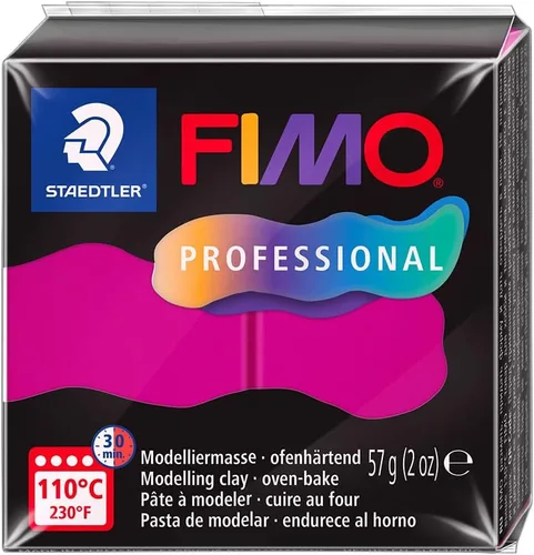 Miniatura 30 de STAEDTLER 8040-6 ST, Arcilla para modelar Fimo Prof 2.01 oz Púrpura, Estándar