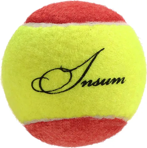 Miniatura 2 de insum Pelotas de tenis para niños jóvenes de fieltro para adolescentes principiantes, rojo, naranja, verde, 25%, 50%, 75% velocidad más lenta Baja