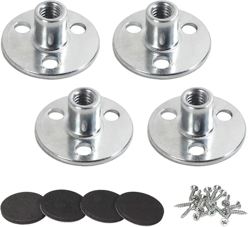 Miniatura 20 de Patas de madera para muebles de 8 pulgadas, juego de 4 patas cuadradas de repuesto, color marrón, para sillón otomano, sillón reclinable, mesa