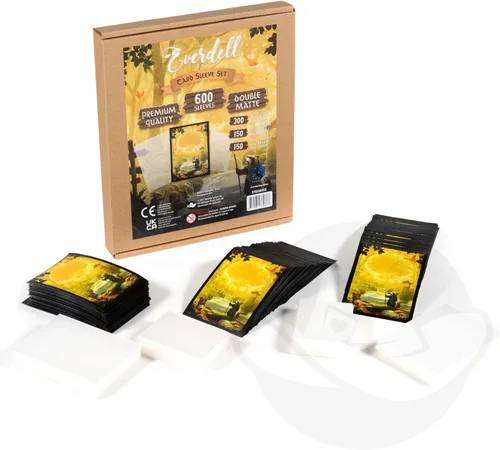 Miniatura 2 de Everdell - Juego de fundas para cartas coleccionables personalizadas para juego base y expansiones, incluye tamaños estándar y mini, perfecto