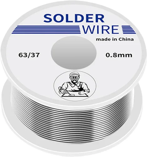 GoYonder Alambre de soldadura 63-37 Estaño plomo núcleo de resina Kit de soldadura eléctrica de bajo punto de fusión para soldadura y conexión