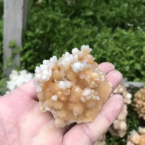 Miniatura 2 de Piedras de cristal de estalactita ásperas naturales en racimo de calcita mineral para curación, 1 unidad (3.53 oz-7.05 oz)