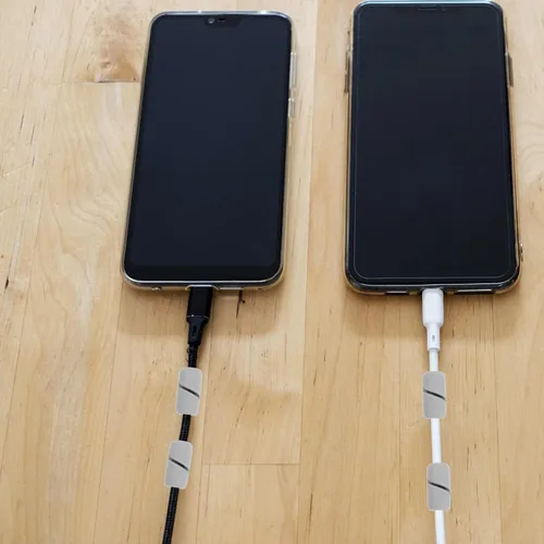 Miniatura 5 de Organizador de clips de cable, 20 unidades, autoadhesivos, gestión de cables, abrazaderas fijas para coche, oficina, hogar, escritorio, TV