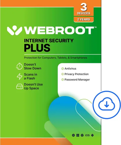 Miniatura 10 de Webroot Seguridad de Internet completa Software antivirus 2023 5 dispositivos Descarga de 2 años para PC/Mac/Chromebook/Android/IOS +