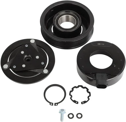 Miniatura 56 de CCIYU Embrague del compresor de CA para el coche 2001 2002 2003 2004 2005-2006 para Hyundai Santa Fe 2.7L Aire acondicionado compresor embrague