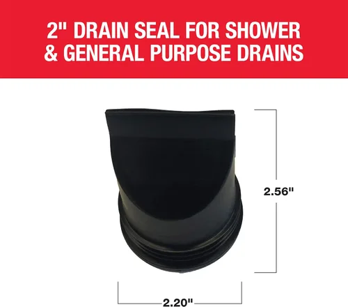 Miniatura 4 de Oatey 4013846 - Drenaje de suelo de plástico para uso general, 2 pulgadas de diámetro, color negro