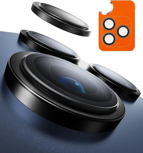 TORRAS 3 años de durabilidad definitiva para iPhone 17 Pro Max/17 Pro protector de lente de cámara - Ajuste invisible 1:1 y claridad ultra, vidrio