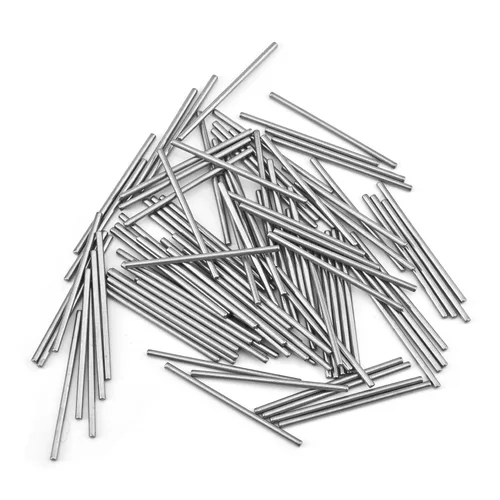 Miniatura 39 de MroMax 100 pasadores cilíndricos de acero inoxidable 304 M1.0.197 x 0.236 in, clavijas de soporte de estante para dispositivos metálicos