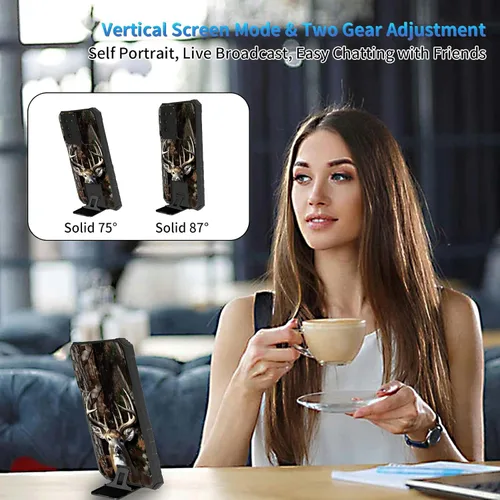 Miniatura 296 de Funda para Samsung Galaxy S22 Ultra 5G, Galaxy S22 Ultra con cubierta de cámara deslizante, funda resistente de doble capa con función atril Black
