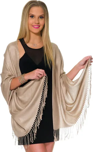 Miniatura 68 de Pashminas, chales y mantones para usar con vestidos de noche y en bodas, grandes y suaves