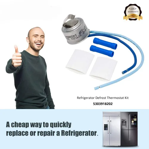 Miniatura 6 de 5303918202 - Termostato de descongelación para refrigeradores Ken-More y Frigi-daire, sustituye a AP2150133, 241619705, 833603, AH469510, EA469510