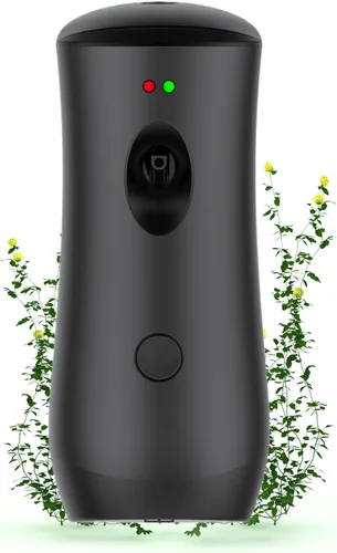 Dispensador automático de fragancia de aire para el hogar, ambientador en aerosol montado en la pared para el hogar, oficinas, escuelas, negro 1101