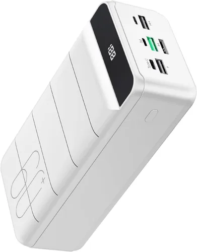 Miniatura 7 de Cargador portátil de 60000 mAh, carga rápida, 22.5 W, PD4.0 y QC 4.0 con cargador de batería USB C, cargador portátil de alta capacidad, cargador