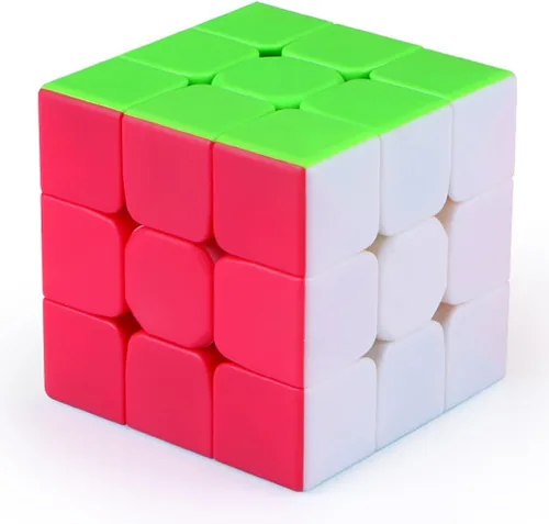 Miniatura 8 de TANCH QIYI Speed Cube 2 x 2 x 2 pulgadas, sin calcomanías, cubo mágico rompecabezas de juguete para niños y adultos (colorido)