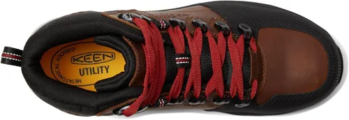 Miniatura 2 de KEEN Utility Botas de trabajo de almacén Red Hook impermeables para hombre de media altura con punta compuesta