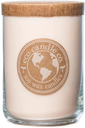 Miniatura 24 de Eco Candle Co. Vela Reciclada, Gardenia y Guayaba, 6 oz. – Aromas de Gardenia, Jazmín, Guayaba y Verdes Tropicales – 100% Cera de Soja, Sin Plomo