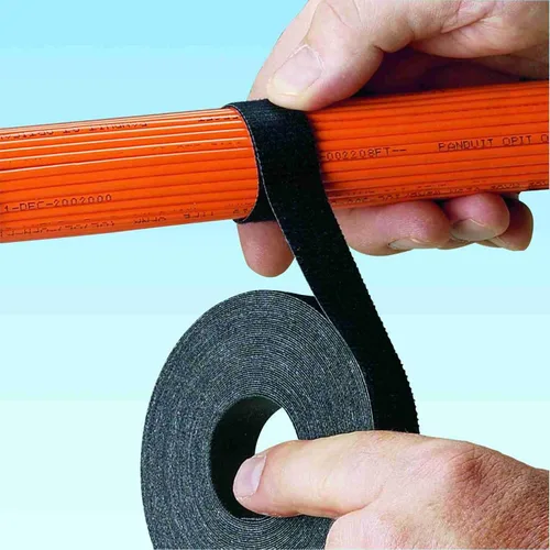 Miniatura 4 de Panduit Paquete de 10 rollos de gancho de 35 pies de largo x 75 pulgadas de ancho, color negro