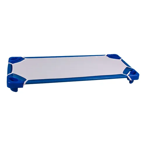 Miniatura 5 de Sprogs SPG-AUH1040-SO - Cunas apilables estándar para niños resistentes de 52 pulgadas de largo, color azul (paquete de 6) y sábanas estándar