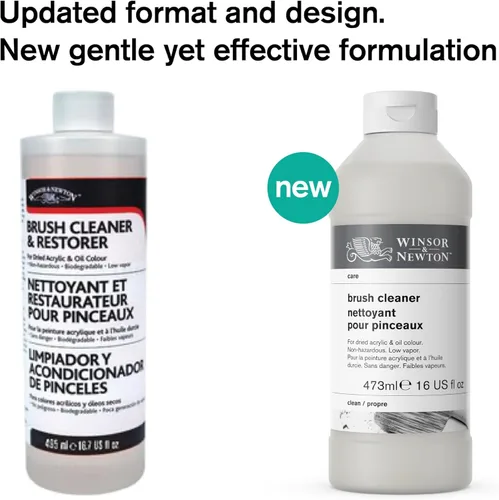 Miniatura 2 de Winsor & Newton Limpiador y restaurador de cepillos, botella de 16.0 onzas