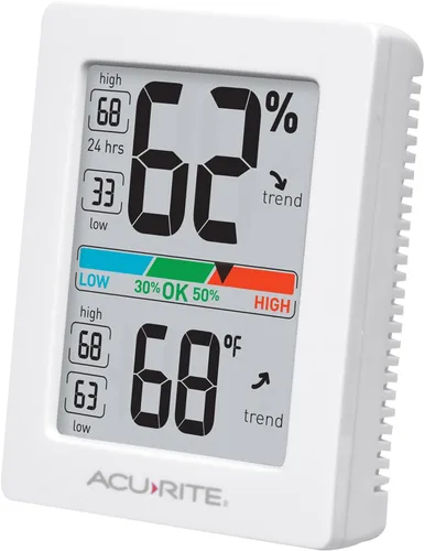 Miniatura 6 de General Tools Medidor de humedad MMD950 - Sensor de humedad e higrómetro digital AcuRite con monitor interior y escala de confort (01083M) medidor