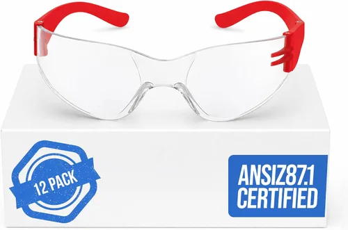 Miniatura 22 de RUGGED BLUE Gafas de seguridad de trabajo para hombres Ansi Z87 certificadas gafas de seguridad para campo de tiro Cristal antiarañazos